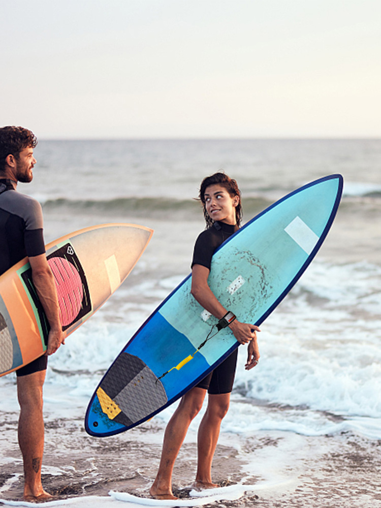Premium Coiled Surfboard Leash - Surfboard Leash Ankle ulasan dan harga