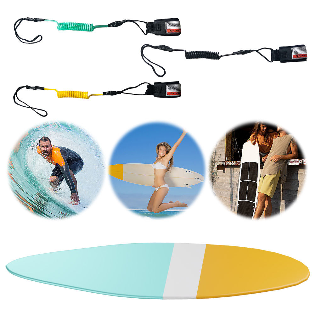 Premium Coiled Surfboard Leash - Surfboard Leash Ankle ulasan dan harga
