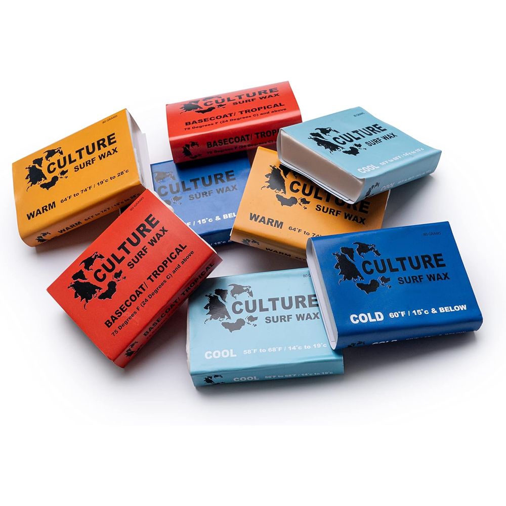 80g Surfboard Wax Bars - 6-Pac - Surfboard Wax Tropical ulasan dan harga