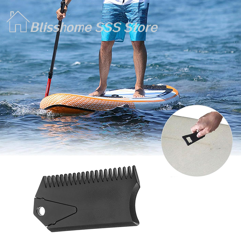 【S】Surfboard Wax Comb With Fin - Surfboard Wax Tropical ulasan dan harga