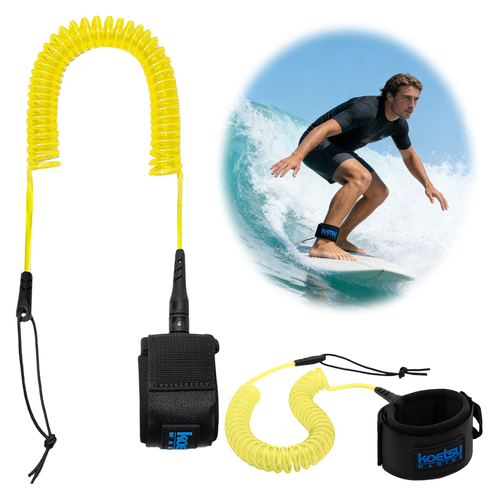 Surfboard Leash Stand Up Paddl - Surfboard Leash Ankle ulasan dan harga
