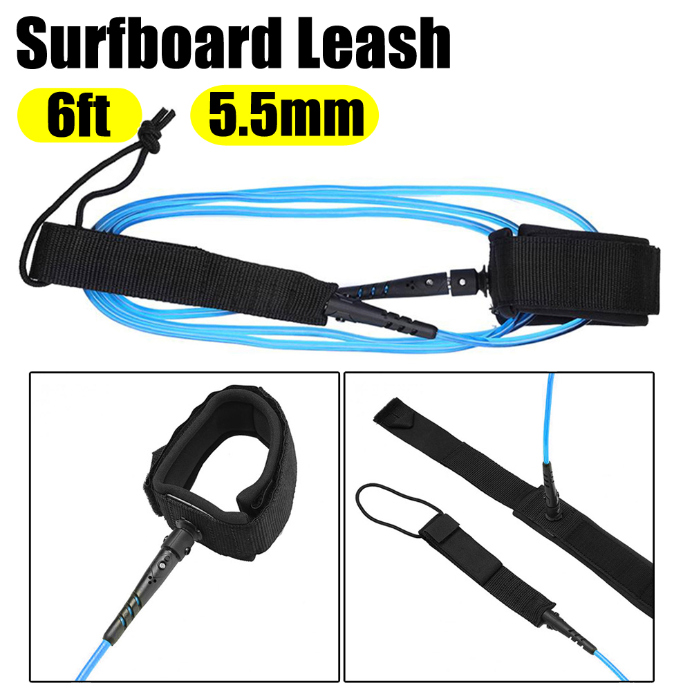 6ft 5.5MM TPU Surfboard Ankle  - Surfboard Leash Ankle ulasan dan harga